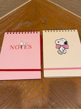 NEW Snoopy Spiral Notebooks Set